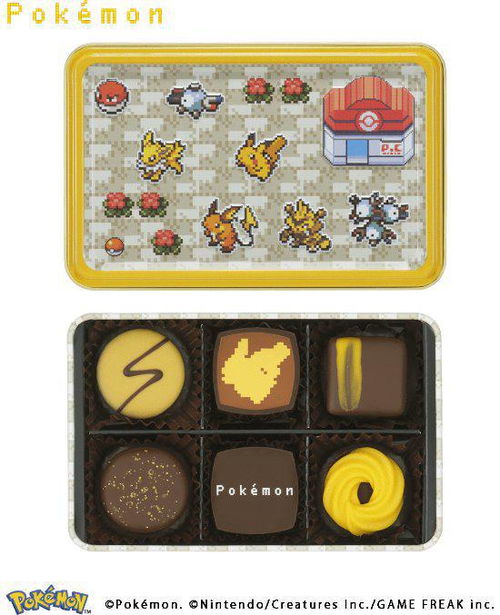 超可愛的情人節禮物 像素風寶可夢巧克力預訂開啟